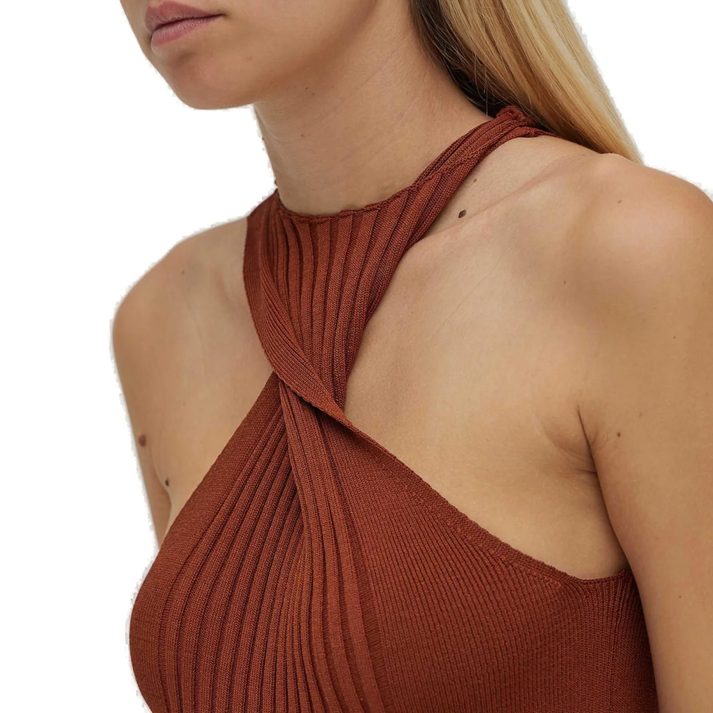 Erika Cavallini Sleeveless Knitted Midi Dress