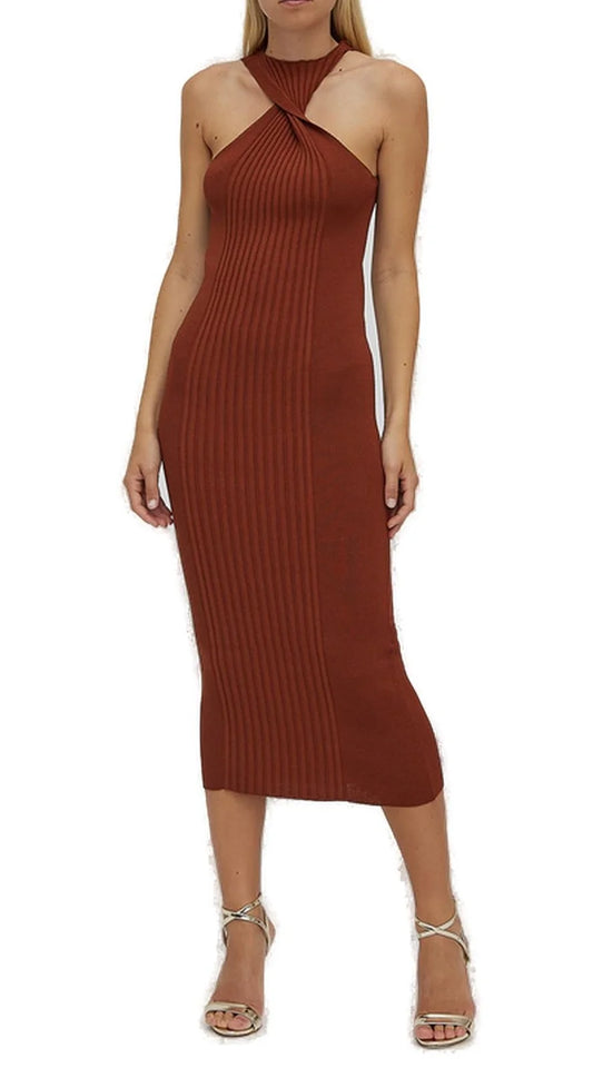 Erika Cavallini Sleeveless Knitted Midi Dress Hire